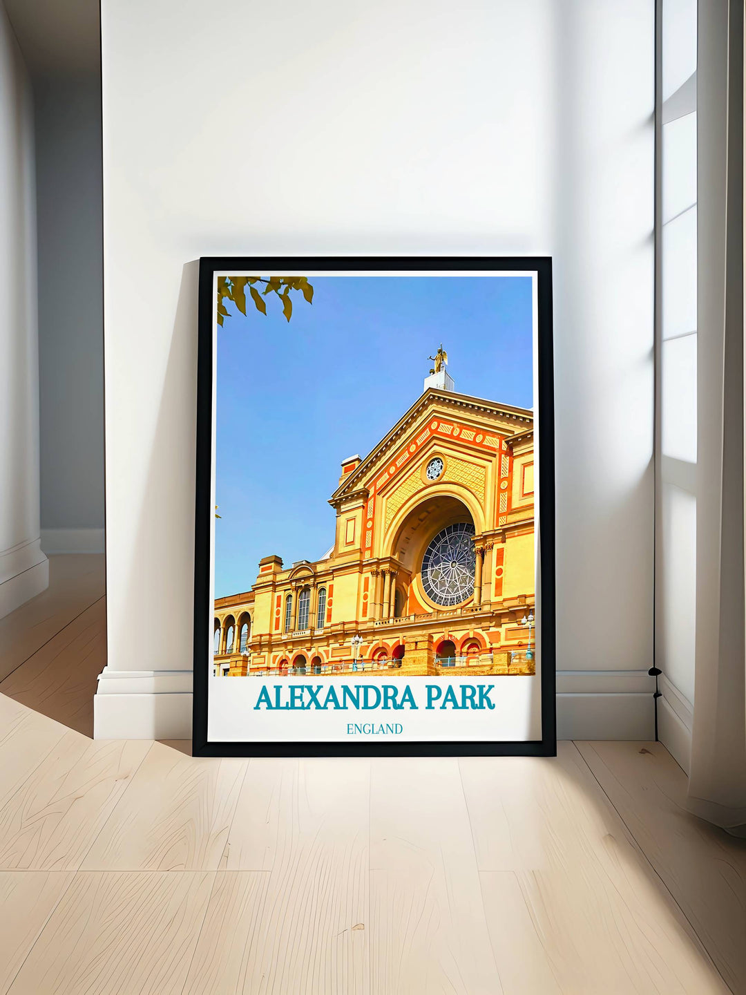 Bucket List Prints of London parks, combining the allure of Alexandra Palace and the tranquility of Hampstead Heath in one framed masterpiece.
