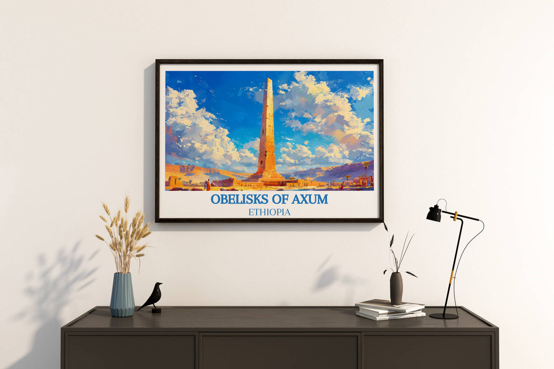 Obelisk of Axum - Exploring Ethiopian Heritage - Ethiopia Art - Africa Art