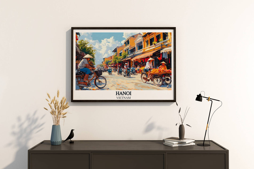 Unique housewarming gift capturing the essence of Hanoi, perfect for those enchanted by the heritage of Vietnam.