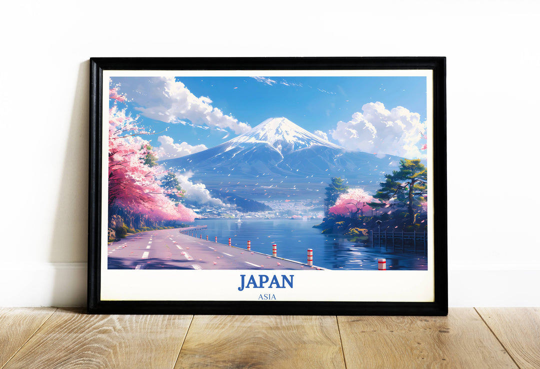 Bring the majesty of Mount Fuji into your home with this captivating Wall Hanging Home Décor, showcasing the tranquil charm of Japan's most famous peak in stunning detail.