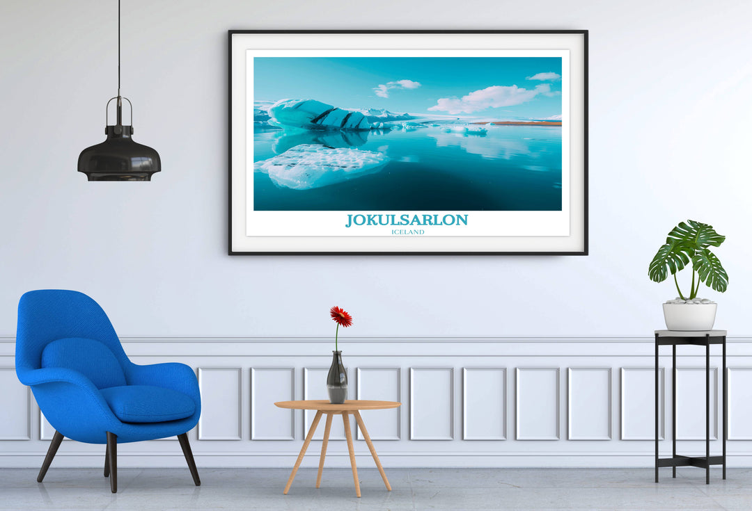 Gift the beauty of Iceland with this Jokulsarlon Gift, showcasing the serene majesty of Jokulsarlon Lagoon