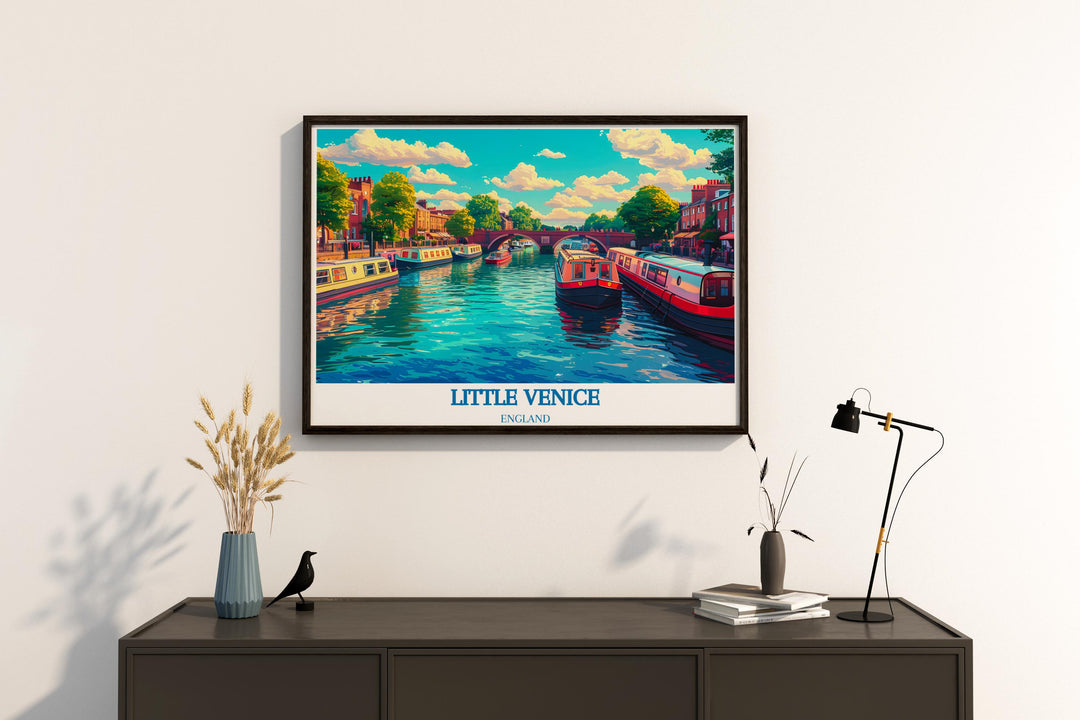 Little Venice custom artwork, allowing for a personalized depiction of this unique London neighborhood.