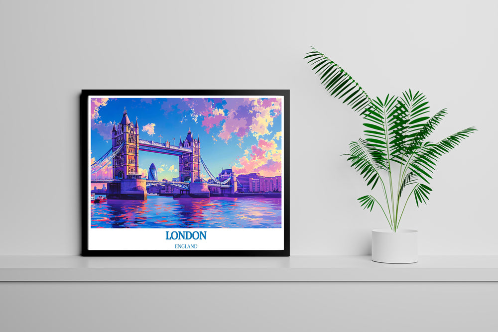 Wall art featuring Londons famous parks and architectural sites, perfect for a gallery wall.