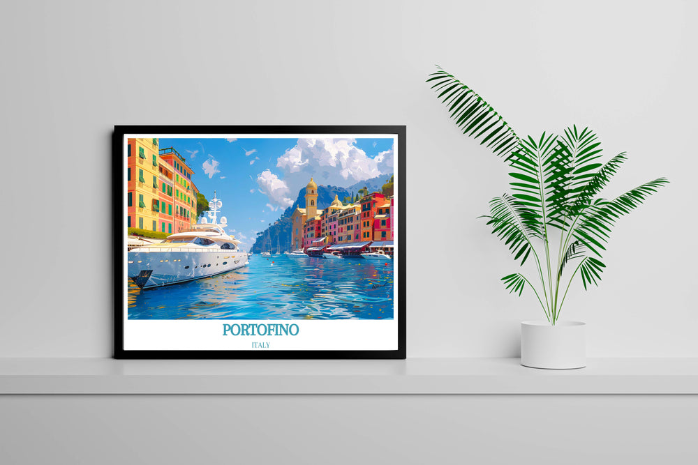 Experience the elegance of Portofino with our Wall Art collection, featuring stunning scenes of the villages unique architecture and natural beauty.