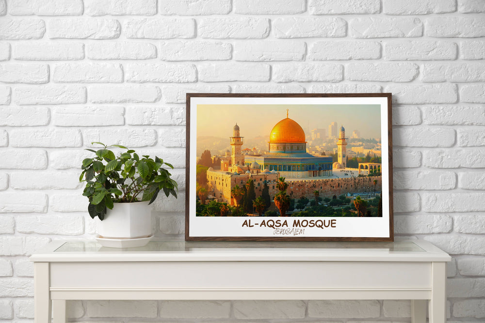 Celebrate the sacredness of Al-Quds and the cultural richness of Palestine with our Muslim printable art. Elevate your space with meaningful housewarming gifts.