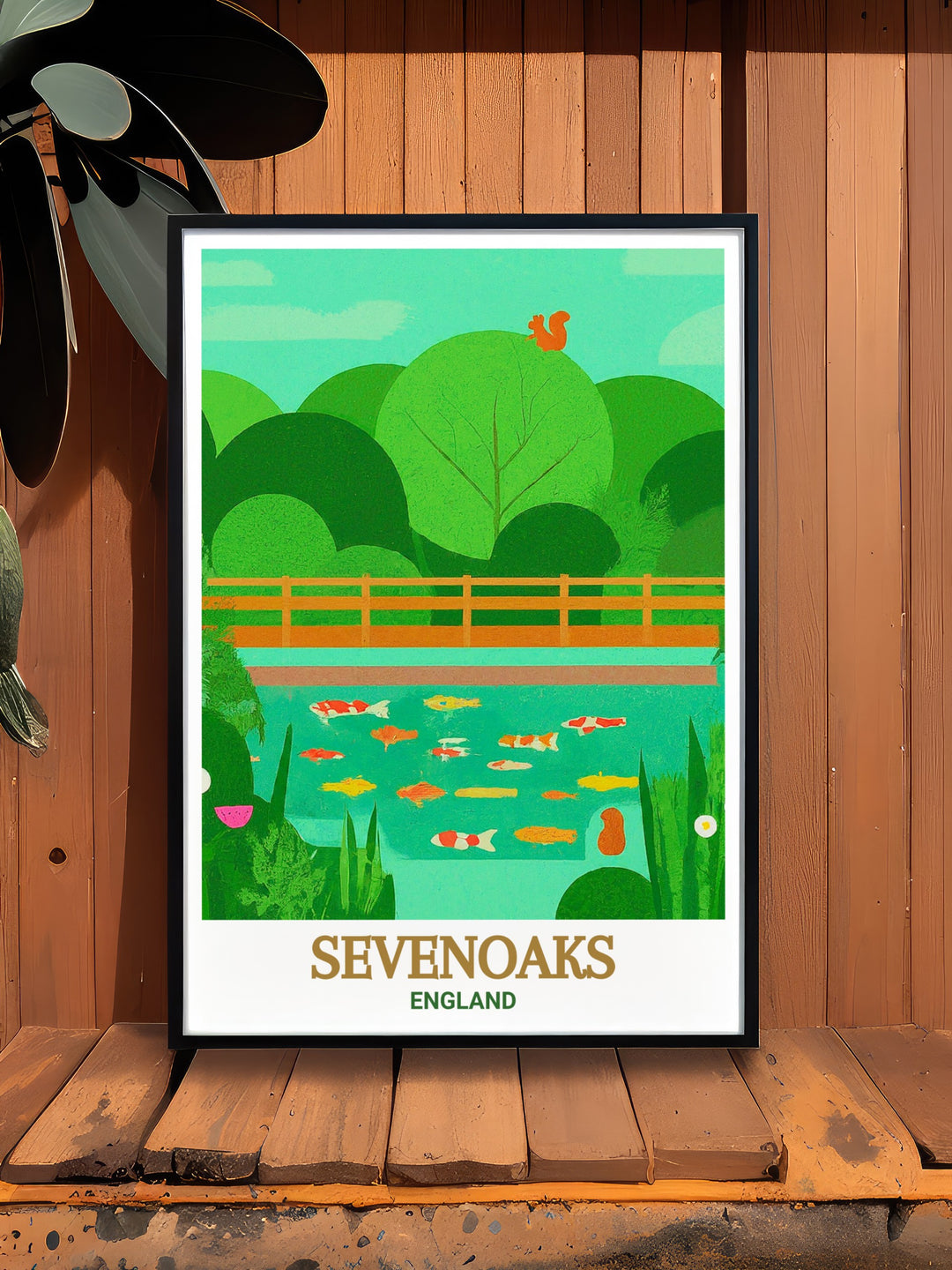 Travel print of Sevenoaks Wildlife Reserve in England, offering a stunning view of the reserves diverse ecosystems and natural beauty. The high quality print brings the vibrant colors and intricate details of the landscape to life, making it a standout piece in any art collection. This travel print is perfect for nature enthusiasts, birdwatchers, and anyone who wants to bring a piece of Englands countryside into their home.