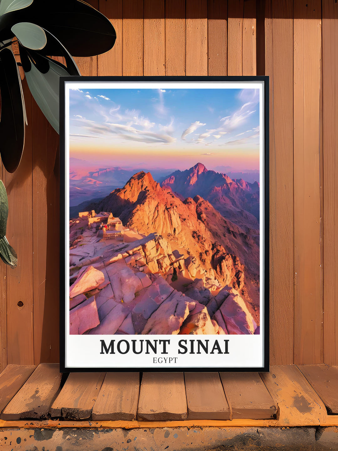 The Mount Sinai Print featuring Sinai Peninsula and Saint Catherine is a beautiful representation of Jabal Musa making it a meaningful gift for any occasion perfect for those who appreciate the blend of natural beauty and religious history in their home decor