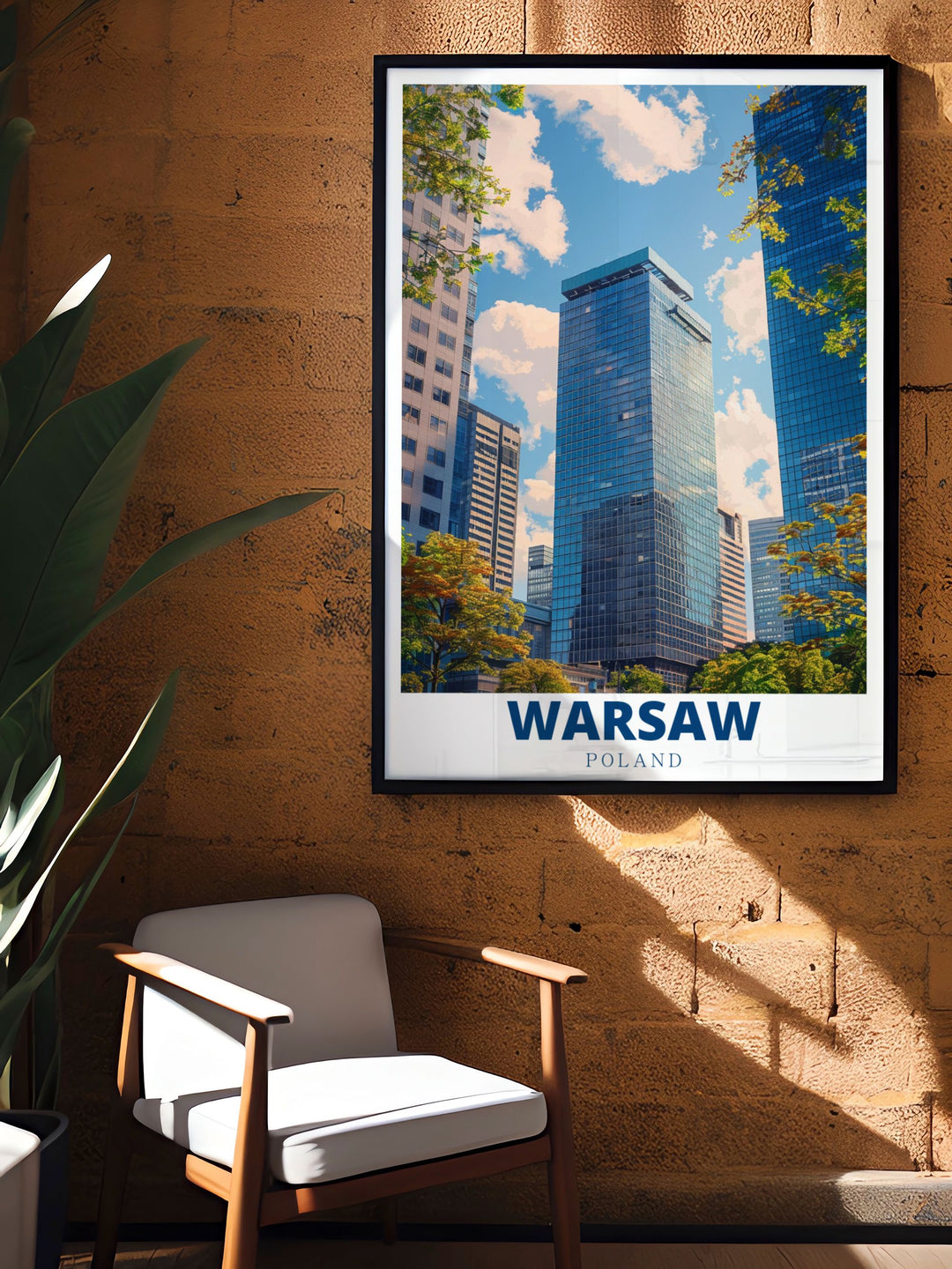 Add a piece of Warsaw to your home with this Warsaw Financial Center poster perfect for Polish wall decor. The print brings to life the unique architecture of Warsaw blending modern city vibes with traditional Polish elements in a stunning art piece.