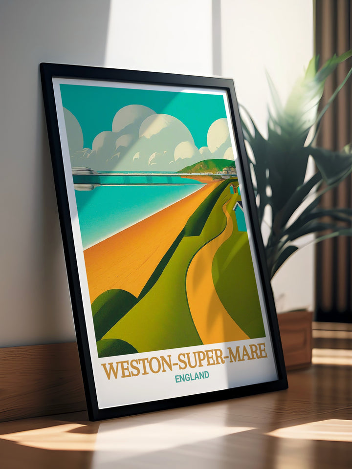 Bristol vintage poster celebrates the citys rich history and modern vibrancy, offering a unique look at one of the UKs most culturally significant cities. Ideal for collectors of vintage travel art, this artwork adds a touch of sophistication to your décor.