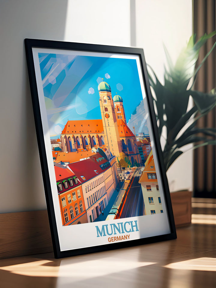 Add a touch of Munichs history to your space with this Germany Canvas Art, showcasing the citys Frauenkirche and its unique skyline. Ideal for travelers and art lovers, this print brings the charm of Germany into your décor.