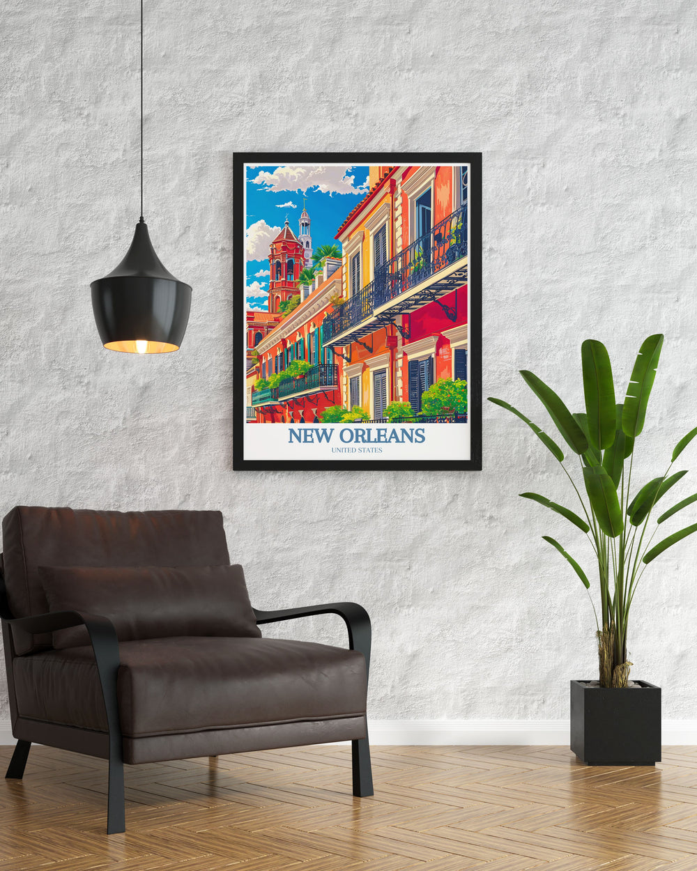 Stunning St. Louis Cathedral artwork capturing the charm of the French Quarter with vibrant colors and historical essence