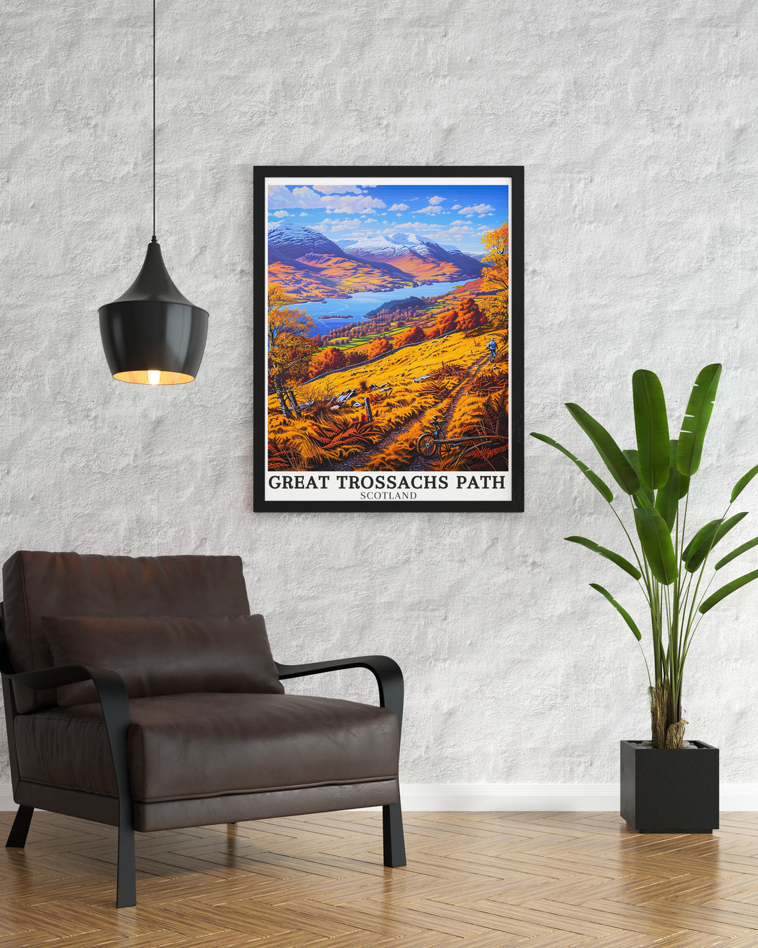 Loch Katrine scenic prints. Capturing the majestic beauty of Loch Katrine, these scenic prints showcase the iconic landscapes along the Great Trossachs Path. Ideal for adding a touch of natural splendor to your home decor.