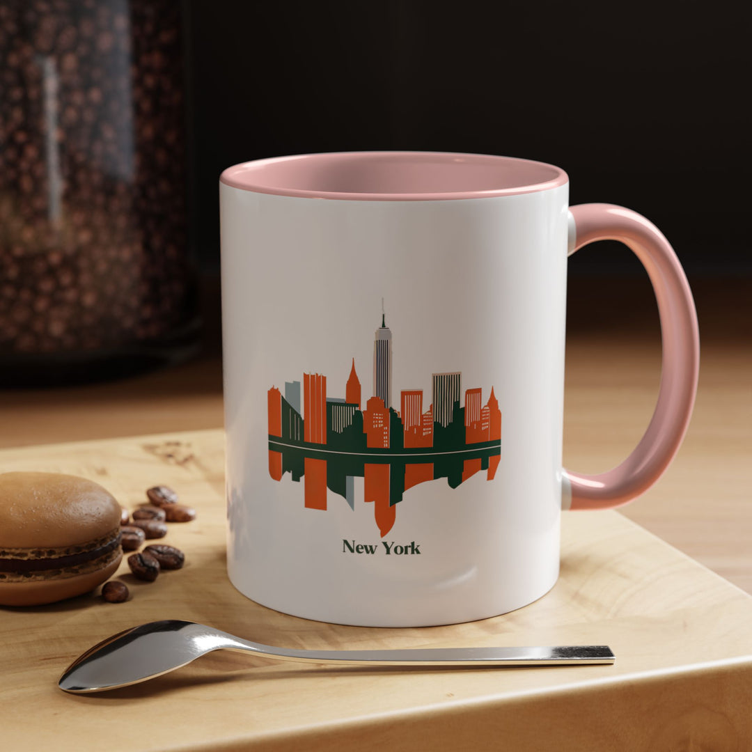 Enjoy the spirit of New York with every sip from this ceramic mug. Featuring intricate designs of the city’s famous landmarks, it is both functional and artistic, ideal for gifting or personal use.