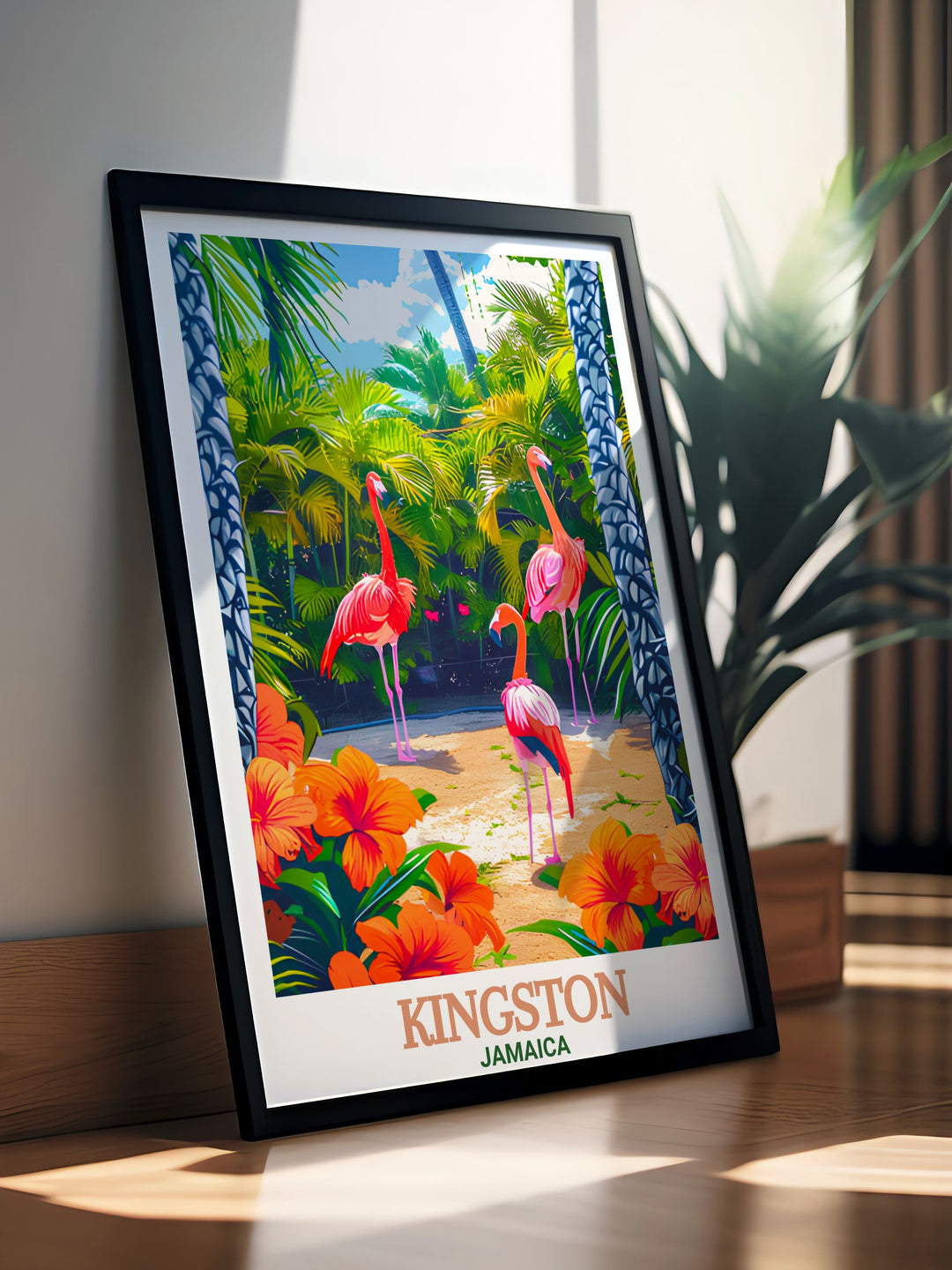 Hope Gardens and Hope Zoo stunning prints paired with Kingston decor offer a perfect blend of colorful city life and natural beauty ideal for anyone looking to bring the spirit of Jamaica and the Caribbean into their home