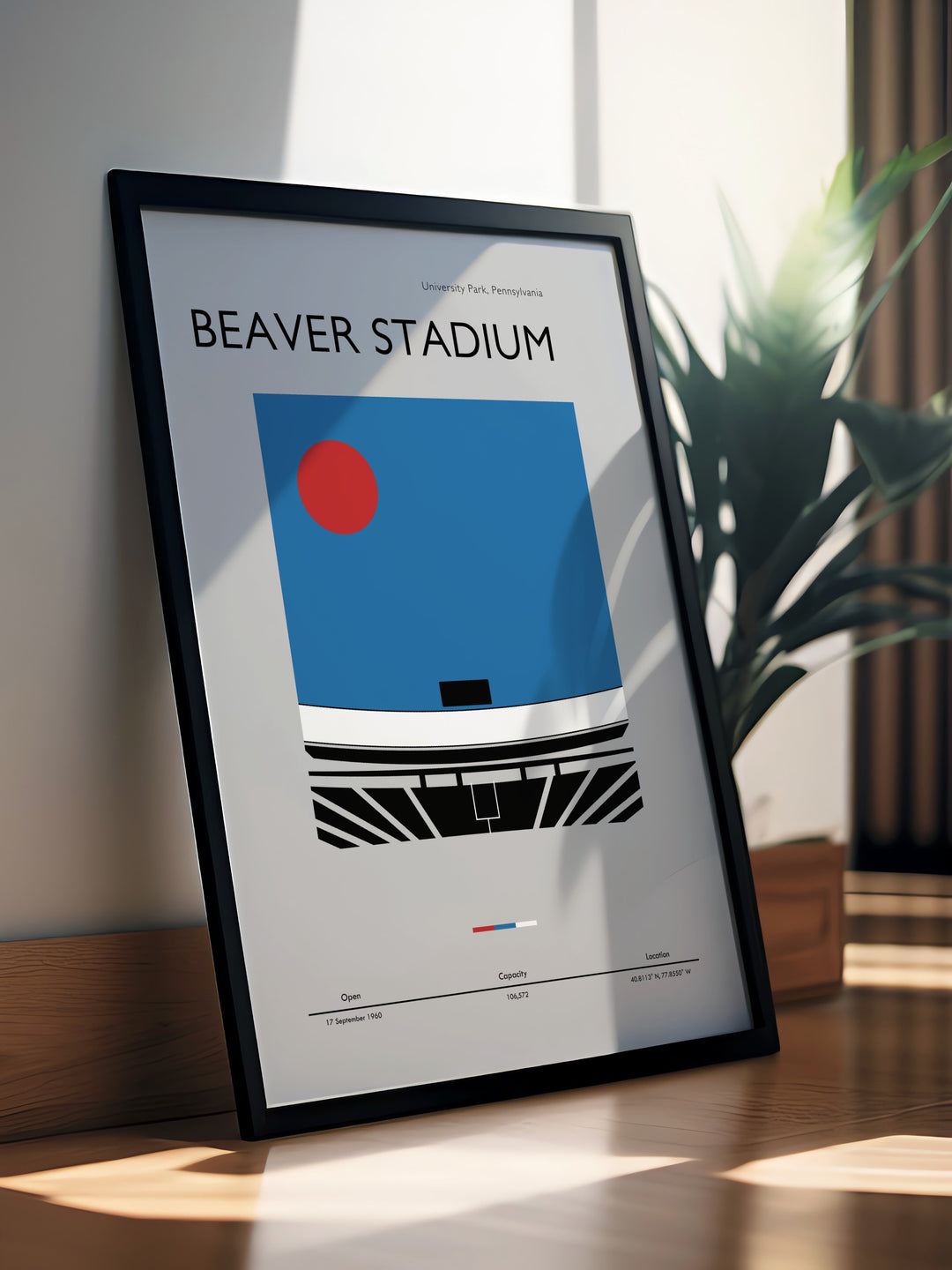 Beaver Stadium artwork featuring Penn State Football perfect for adding a touch of college football pride to your home or college dorm decor this Pennsylvania print is a must have for any Nittany Lions supporter or a great gift for special occasions