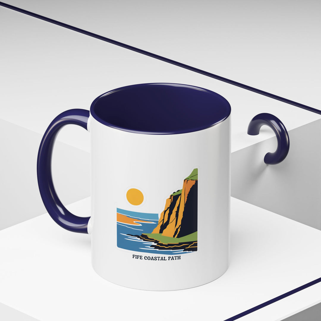 A uniquely designed Fife Coastal Path mug celebrating Scotland’s iconic trail. Dishwasher and microwave-safe, this ceramic mug is perfect for everyday use or as a keepsake for travelers.