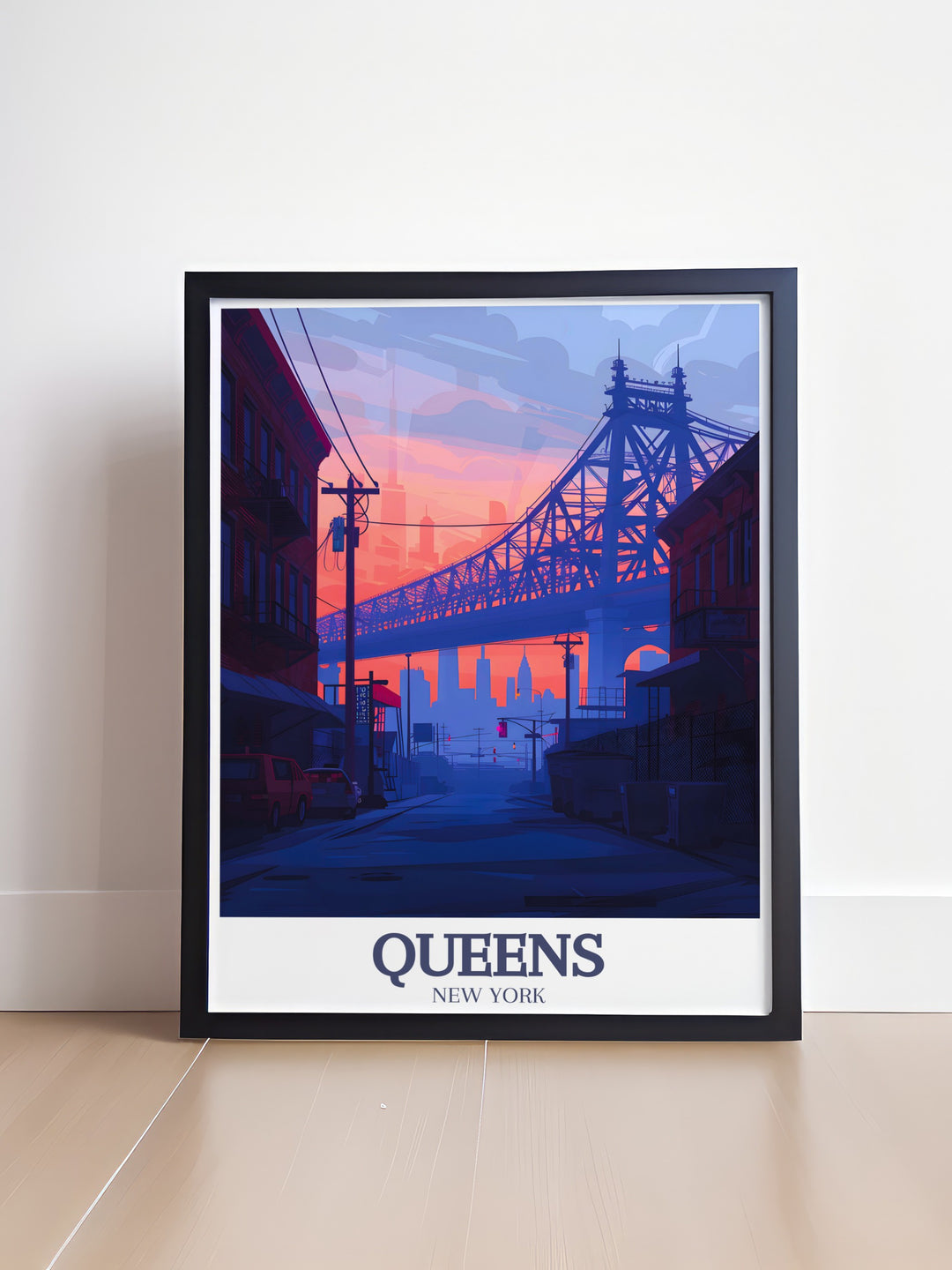 Queensboro Bridge East River framed prints offering a luxurious touch to home decor with a high quality finish showcasing the iconic landmark and beautiful river view perfect for stylish wall art