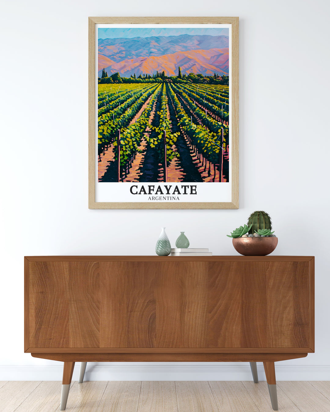 Bishops Slope Canvas Art offers a detailed portrayal of one of Argentinas most iconic landscapes. The stunning view of Bishops Slope in the Calchaquí Valley will transport you to the heart of South America, making this print a captivating feature in any room.