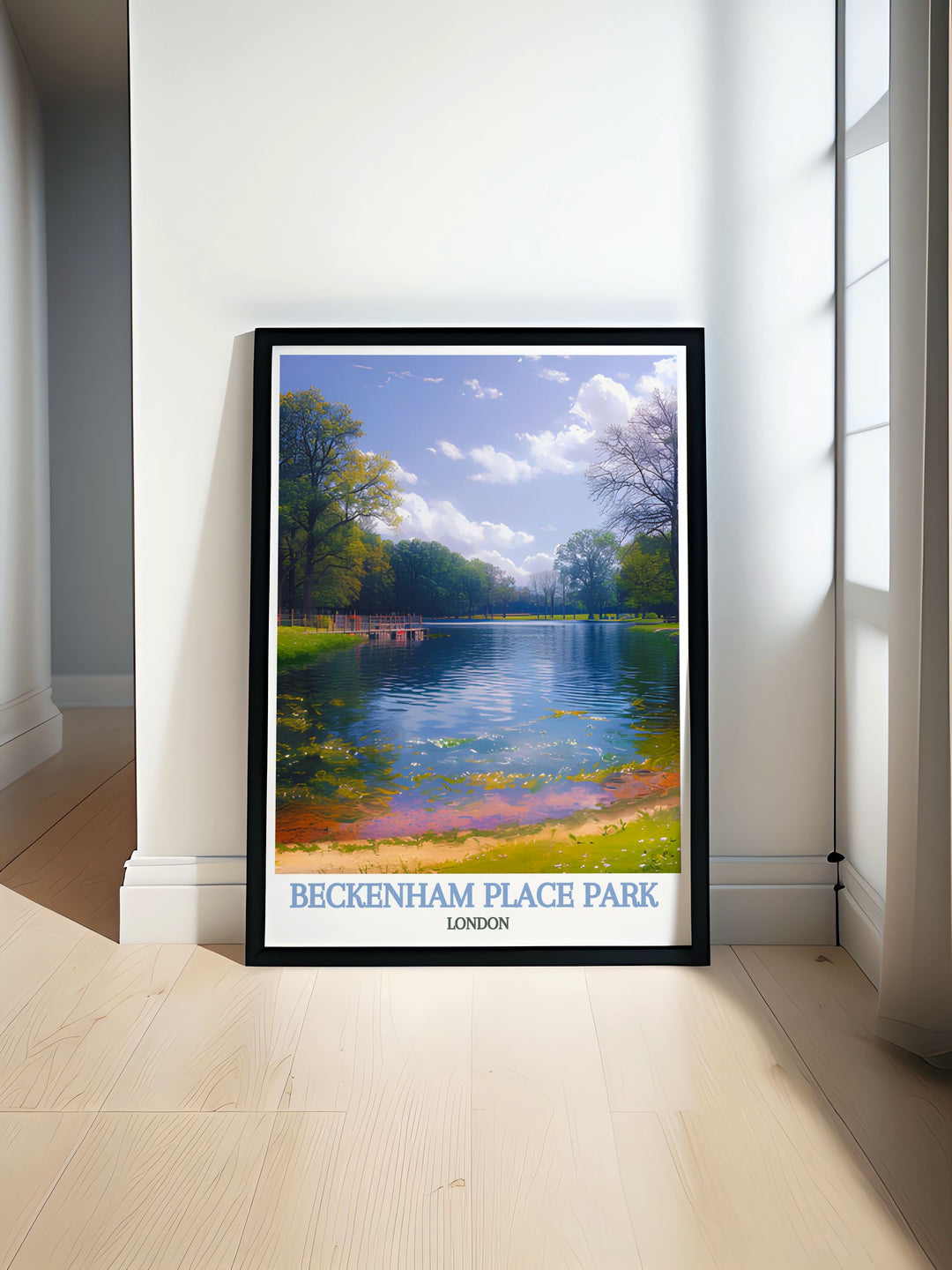 Immerse yourself in the tranquil beauty of Beckenham Place Park with our stunning wall art, capturing the essence of this iconic London park in exquisite detail. The vibrant greenery, ancient trees, and serene walking paths create a perfect blend of nature and art for your home decor.