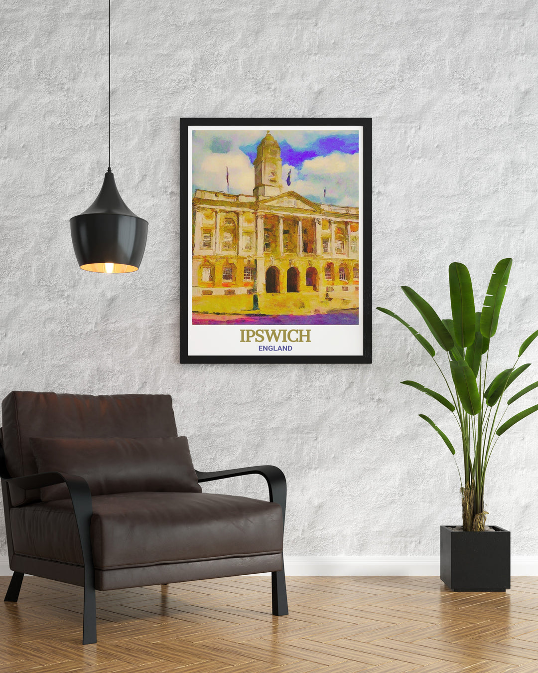 Ipswich Town Hall stunning prints are the perfect wall decor for adding a historical touch to your space. This England wall art makes a bold statement while blending seamlessly with both modern and classic interiors.