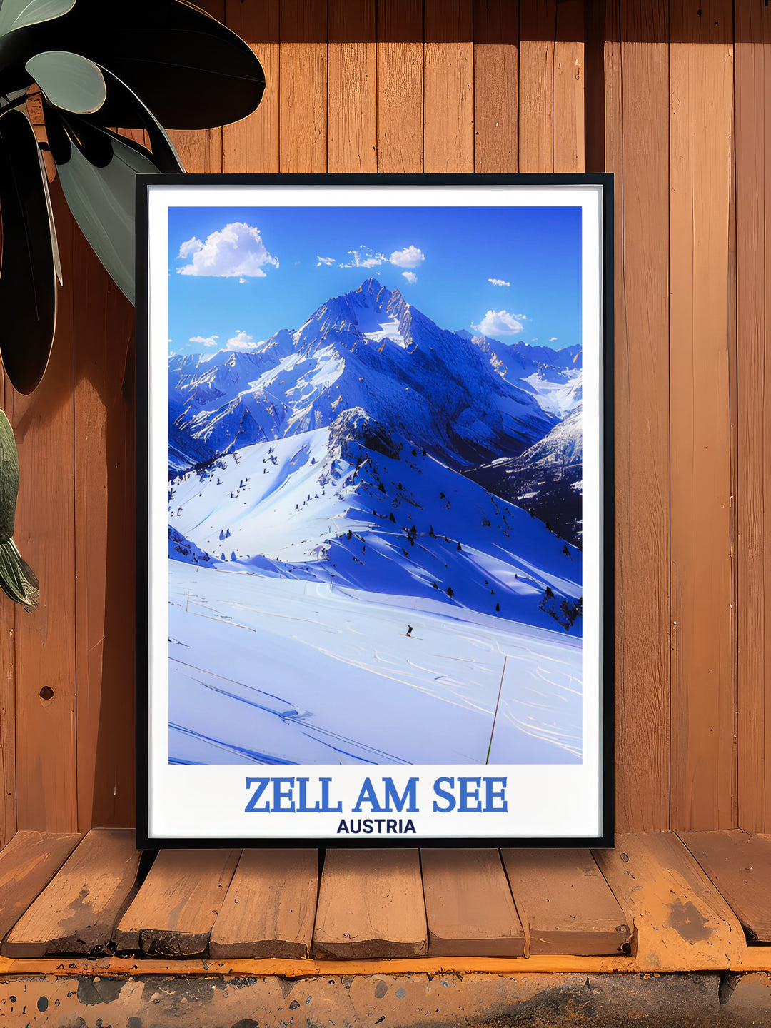 Schmittenhohe Mountain wall art featuring captivating mountain landscapes ideal for enhancing your home with a blend of modern and natural beauty