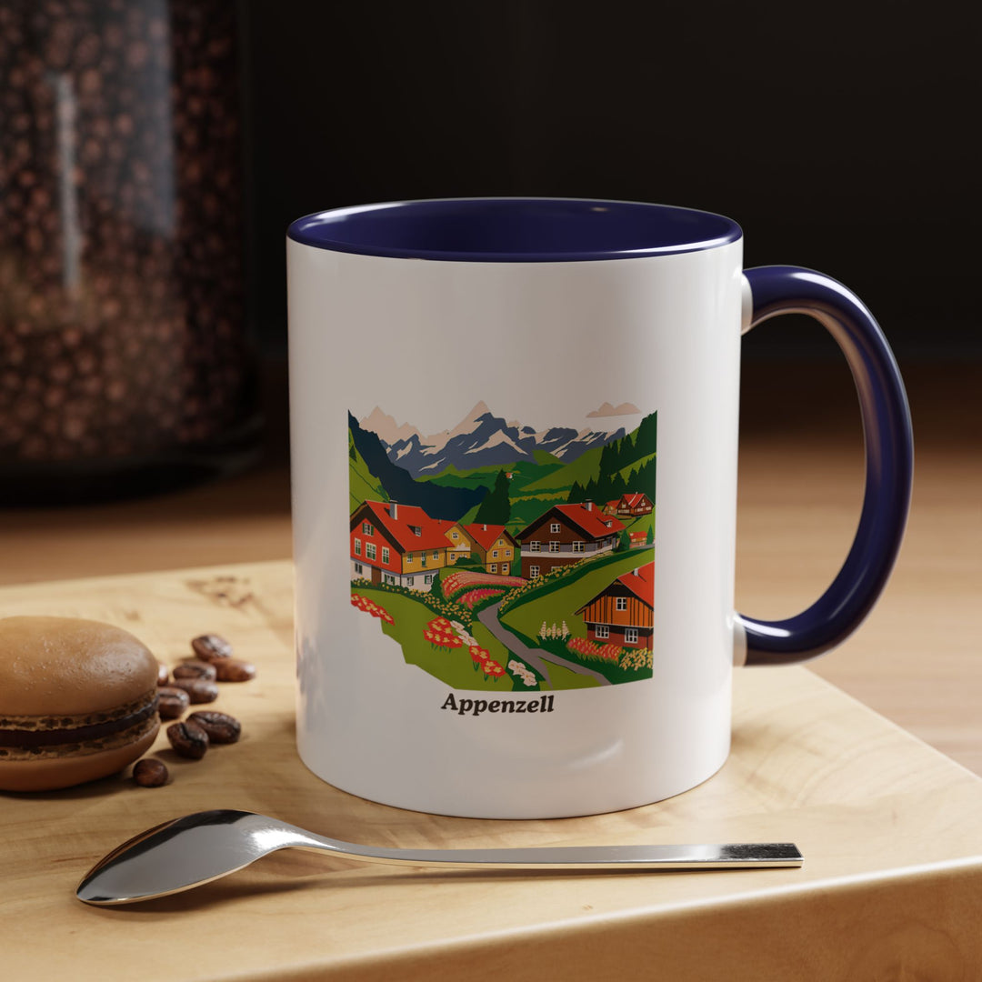 Celebrate the beauty of Switzerland with this Appenzell mug. The design features the stunning landscape and traditional Swiss charm. It’s a practical, dishwasher-safe mug, making it a perfect gift or keepsake for anyone who loves the Swiss countryside.