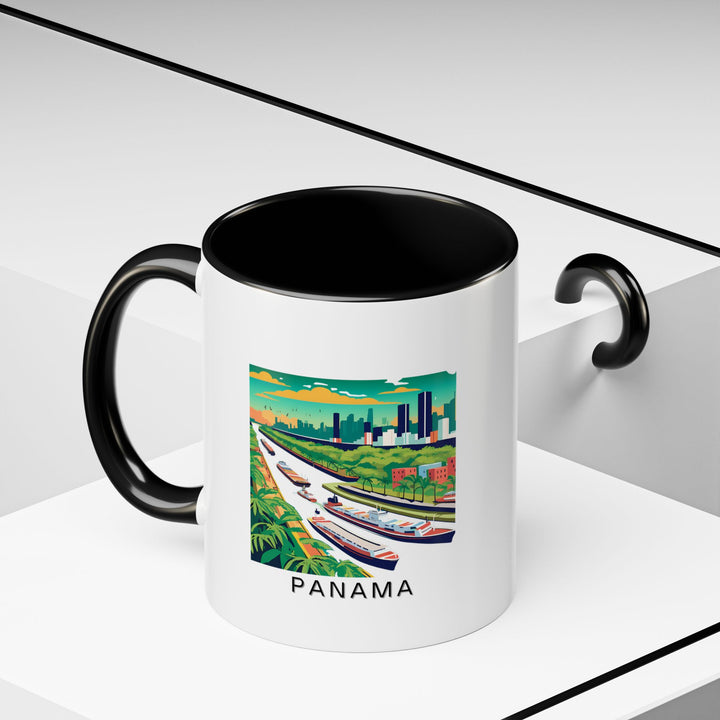 With vibrant artwork inspired by Panama’s famous canal and beautiful landscapes, this Panama mug is a delightful addition to your home. Dishwasher and microwave safe, it’s perfect for enjoying hot beverages while appreciating the country’s charm.