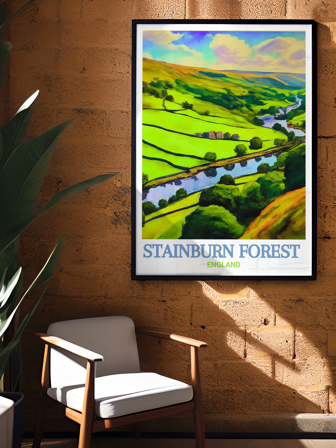 Washburn Valley prints capture the adventure of Yorkshire MTB trails in stunning detail. Featuring Stainburn Forest, this cycling wall art is perfect for anyone looking to add a touch of the outdoors to their home or as a gift for mountain biking lovers.