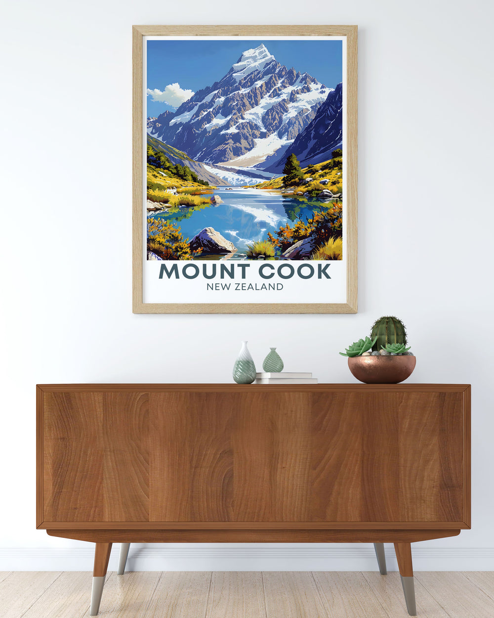 Beautiful Hooker Valley Track prints capturing the breathtaking landscapes of South Island NZ these New Zealand wall art pieces are ideal for nature enthusiasts and those seeking unique and captivating home decor inspired by iconic natural landmarks