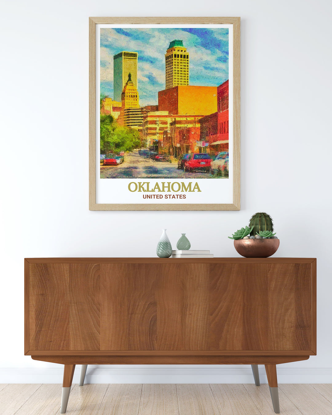 Black and white Oklahoma street map paired with Tulsas Art Deco District. This fine line print offers a sleek and modern touch to any home decor setting. A perfect gift for birthdays anniversaries or Christmas for architecture and Oklahoma art enthusiasts.