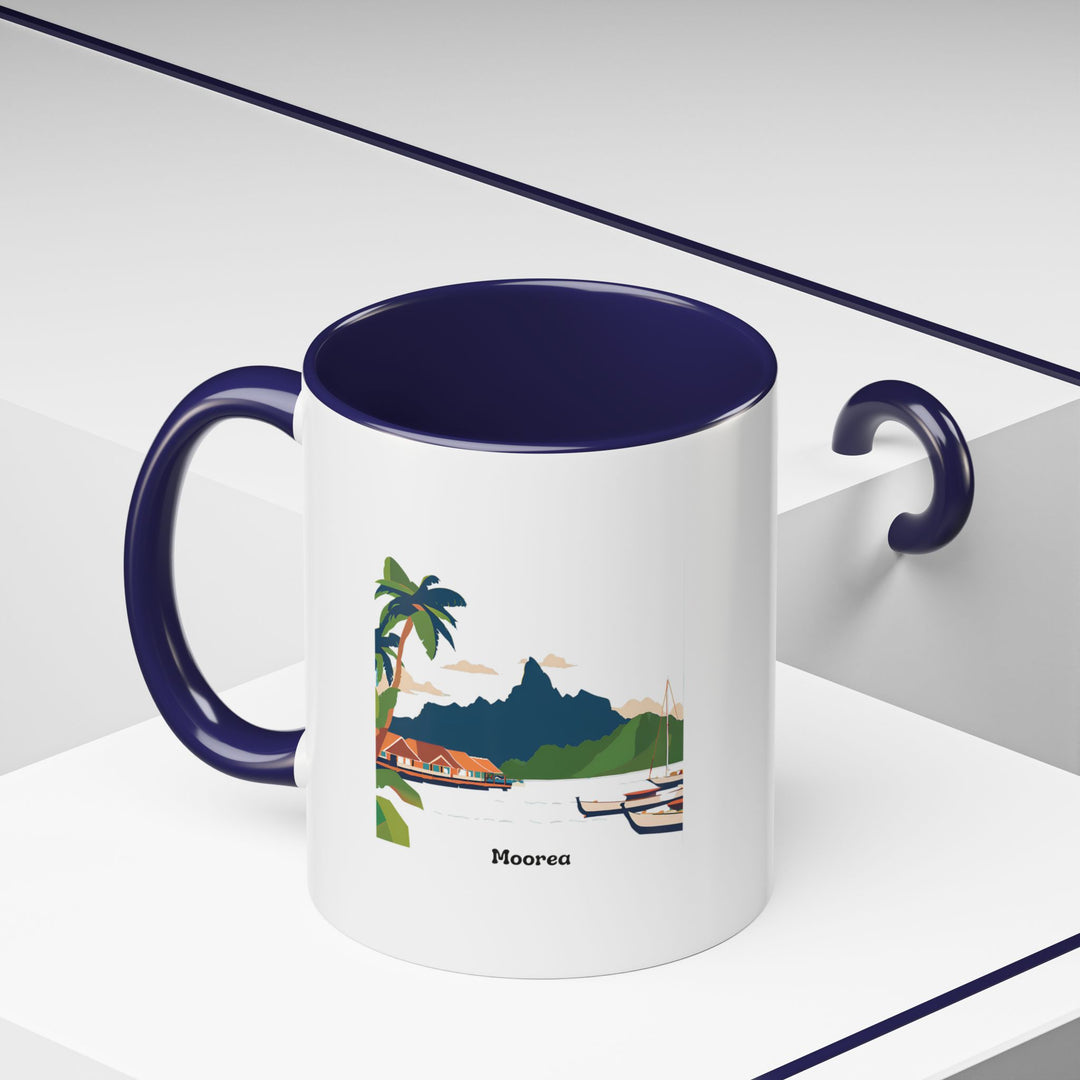 The Mo'orea Mug is a beautifully crafted ceramic piece that highlights the island’s stunning beauty with intricate designs. Dishwasher safe and durable, this mug is perfect for personal use or as a meaningful keepsake for Mo'orea lovers.