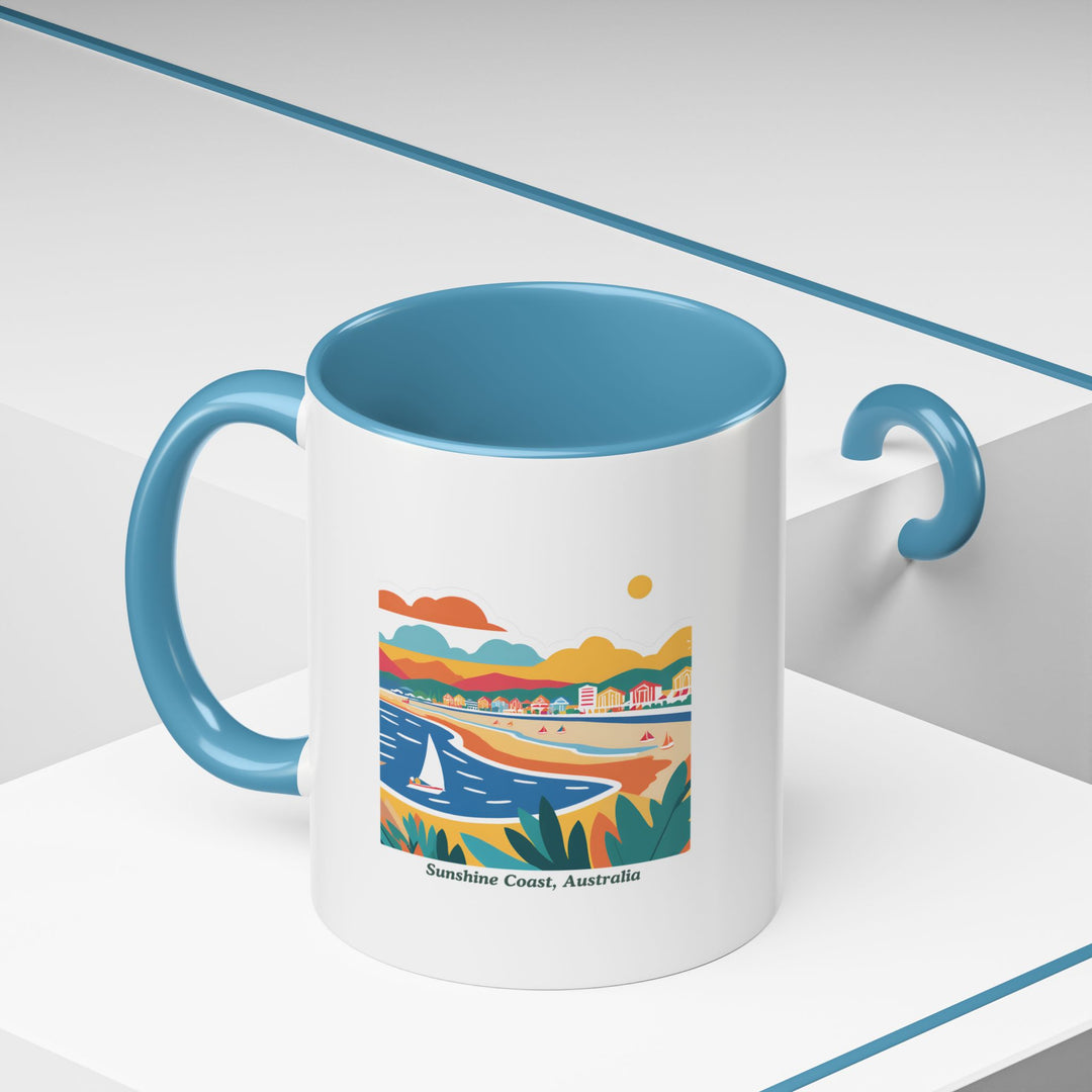 A perfect souvenir for anyone who loves the Sunshine Coast, this mug features stunning artwork of Australia’s coastal landscapes. Ideal for enjoying coffee or tea, it’s a stylish and practical piece that can be used daily or displayed.