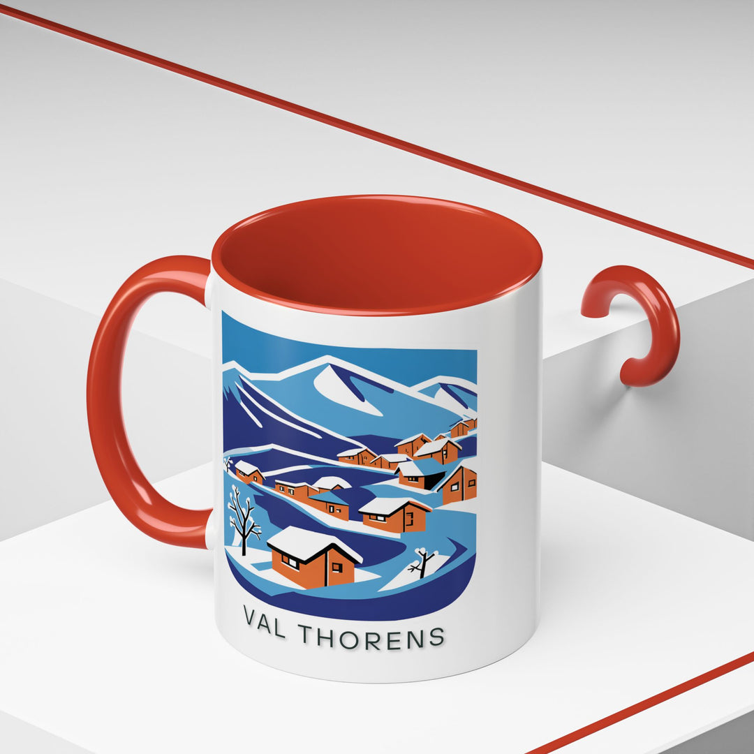 Bring home a piece of Val Thorens with this beautifully crafted mug showcasing the resorts picturesque scenery. Made from high quality ceramic, dishwasher and microwave safe, its perfect for daily use or as a thoughtful gift for friends and family who love Val Thorens.