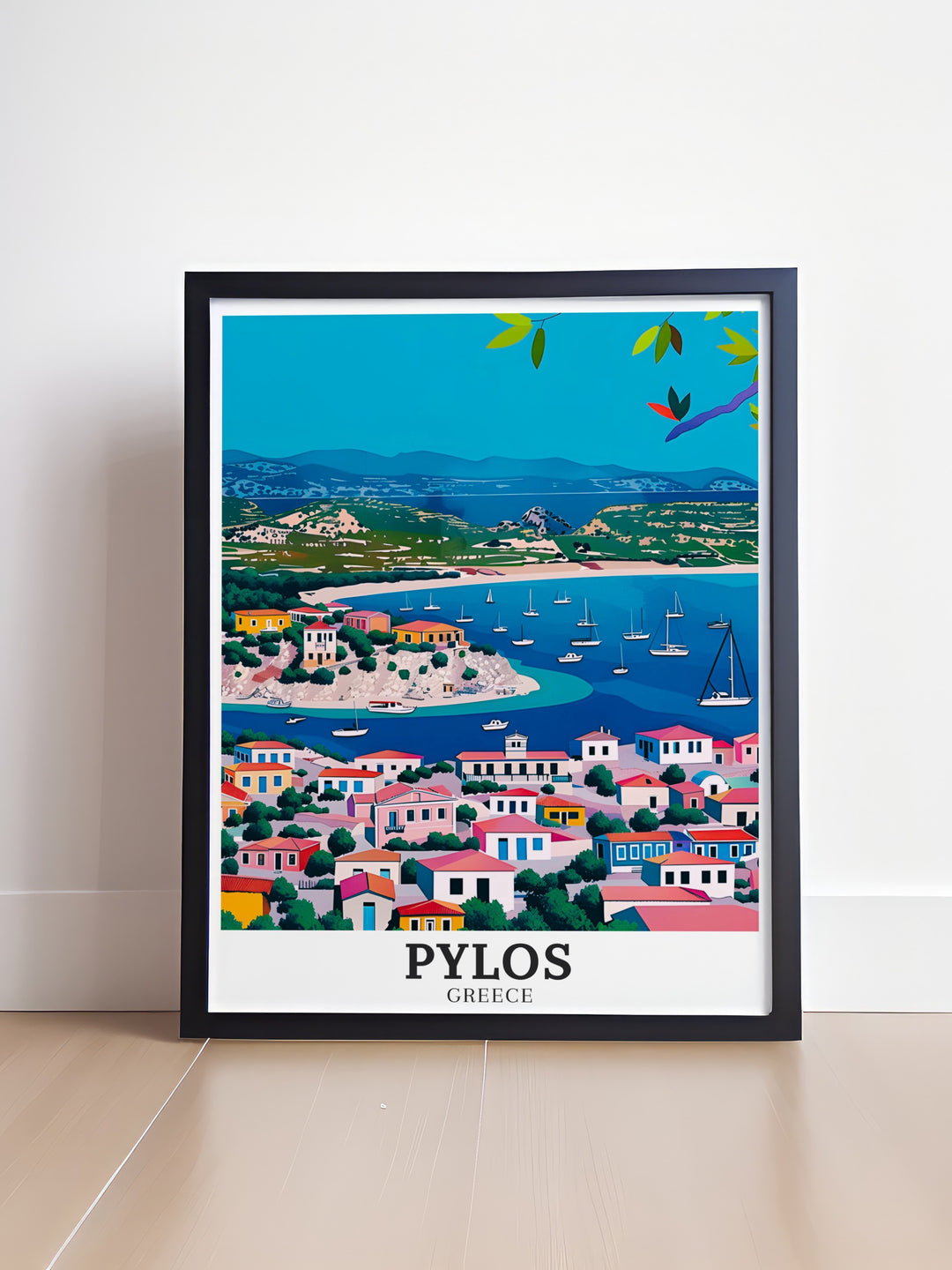 Transform your home with the elegance of Pylos Art featuring Voidokilia Beach, Gialova Lagoon this Greece Travel Print is perfect for adding a touch of sophistication and natural beauty to your decor