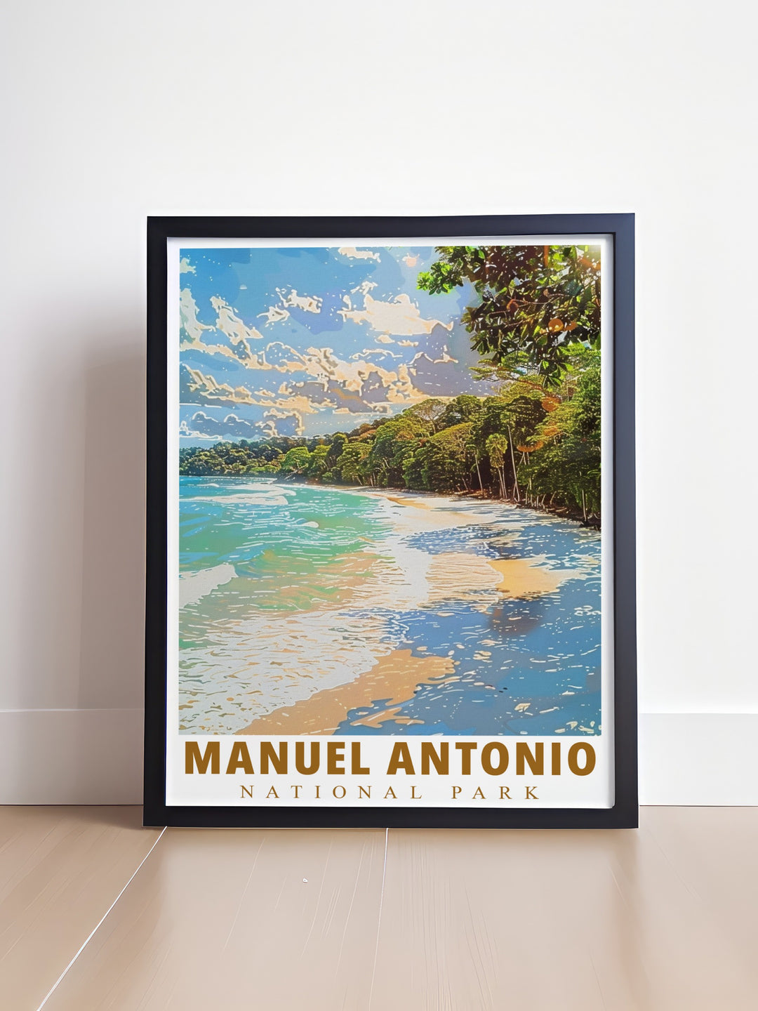 Espadilla Beach stunning prints showcasing the serene shores of Costa Rica paired with Manuel Antonio Park art create a beautiful Costa Rica wall decor that adds tranquility and elegance to any space perfect for gifts for mom dad or loved ones