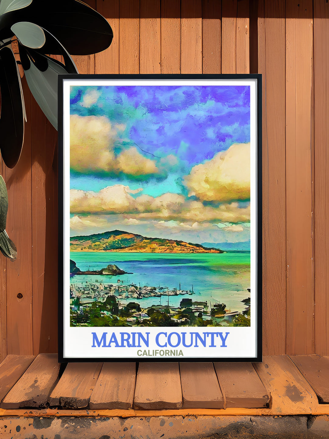 Celebrate the beauty of Marin County and Sausalito with this travel print, which highlights the regions natural and urban environments. Ideal for those who appreciate the outdoors and fine art, this poster offers a blend of city life and serene coastal scenes.