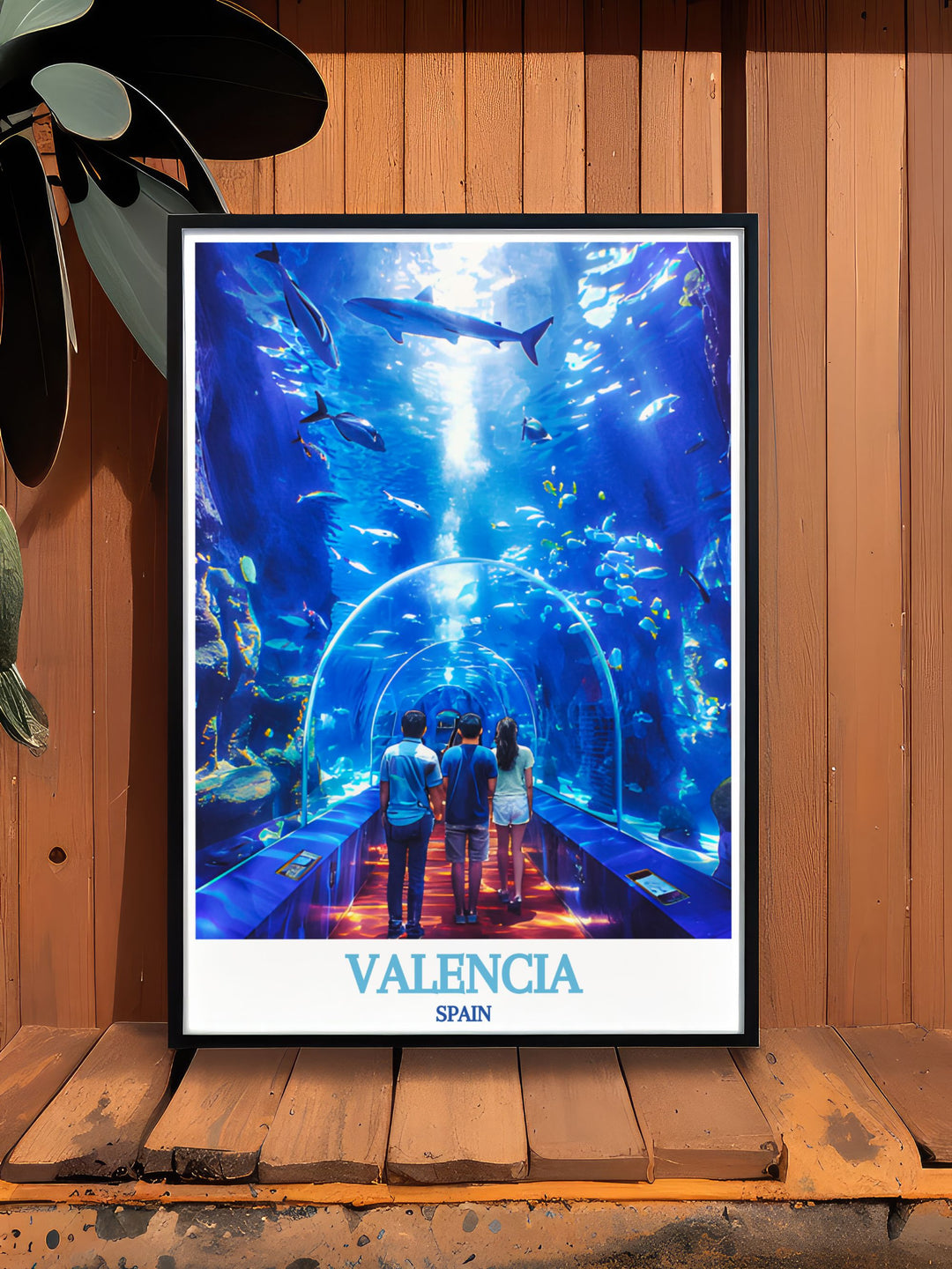 Bring the dynamic spirit of Valencia into your home with our elegant Valencia travel print featuring the stunning LOceanografic perfect wall decor for any space