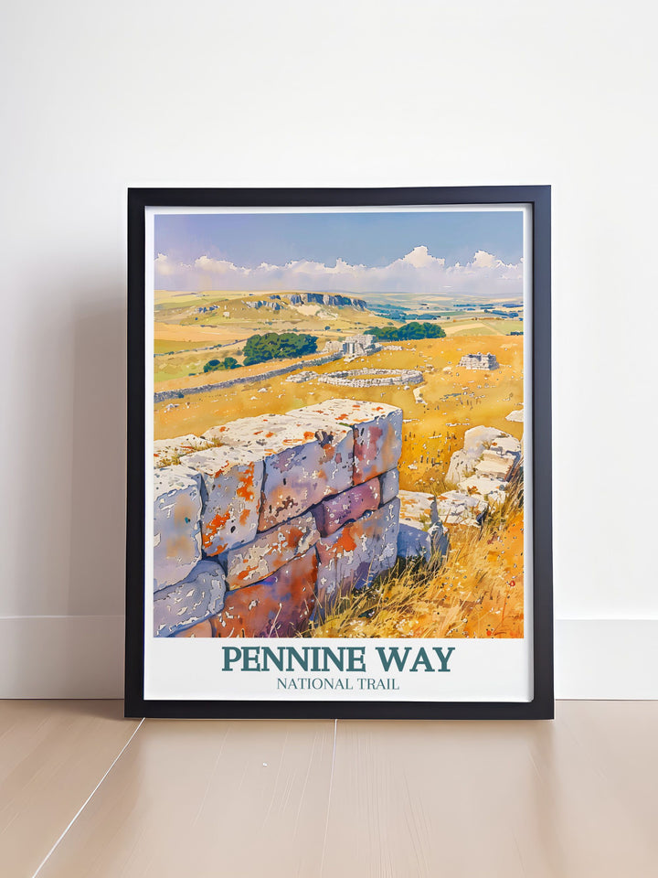 Framed Print of the Pennines offering a stunning visual representation of this national treasure ideal for enhancing home interiors and celebrating the beauty of the UK