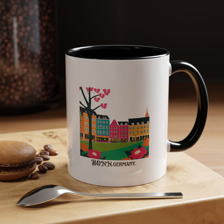 Enjoy your favorite hot beverage with this Bonn mug, highlighting the city’s iconic culture and landmarks. Dishwasher-safe and durable, it makes a thoughtful gift or keepsake for fans of Bonn’s history.