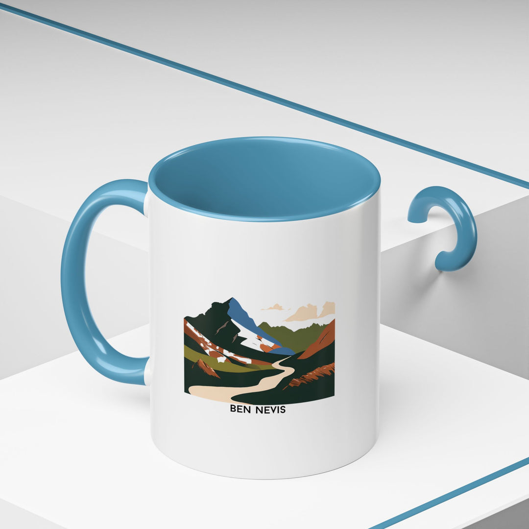 Artistic and functional, this Ben Nevis mug captures the rugged charm of Scotland’s highest peak. Dishwasher-safe ceramic construction ensures practicality, while its vibrant design makes it a perfect addition to any coffee or tea lover’s collection.