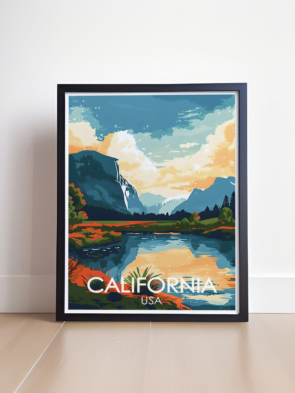 Experience the beauty of the Cascade Range with this detailed travel poster, featuring the regions lush forests and volcanic landscapes. Perfect for nature enthusiasts and those who cherish the great outdoors, this artwork adds a touch of scenic beauty to any room.