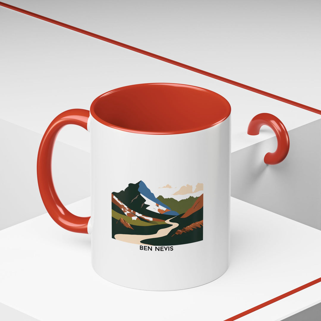 Enjoy Scotland’s iconic scenery with this Ben Nevis mug featuring detailed mountain artwork. Dishwasher and microwave safe, it is a stylish and functional keepsake for fans of the Highlands and travelers alike.