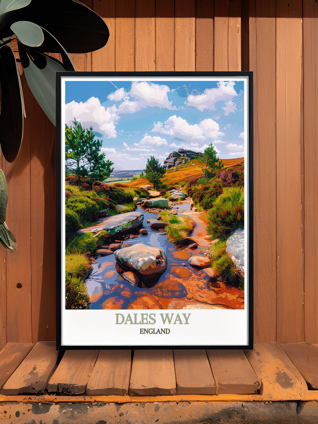 Stunning wall art featuring the tranquil landscapes and scenic trails of the Dales Way, perfect for nature lovers and adventure seekers.