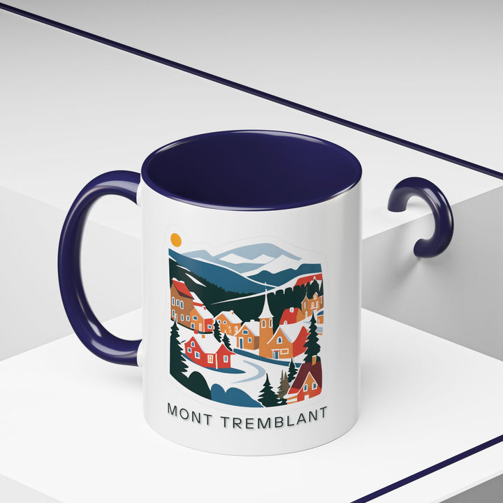 The Mont Tremblant mug celebrates Canada’s natural splendor with intricate artwork. Durable and dishwasher-safe, it is perfect for daily use or as a thoughtful gift for fans of Mont Tremblant.