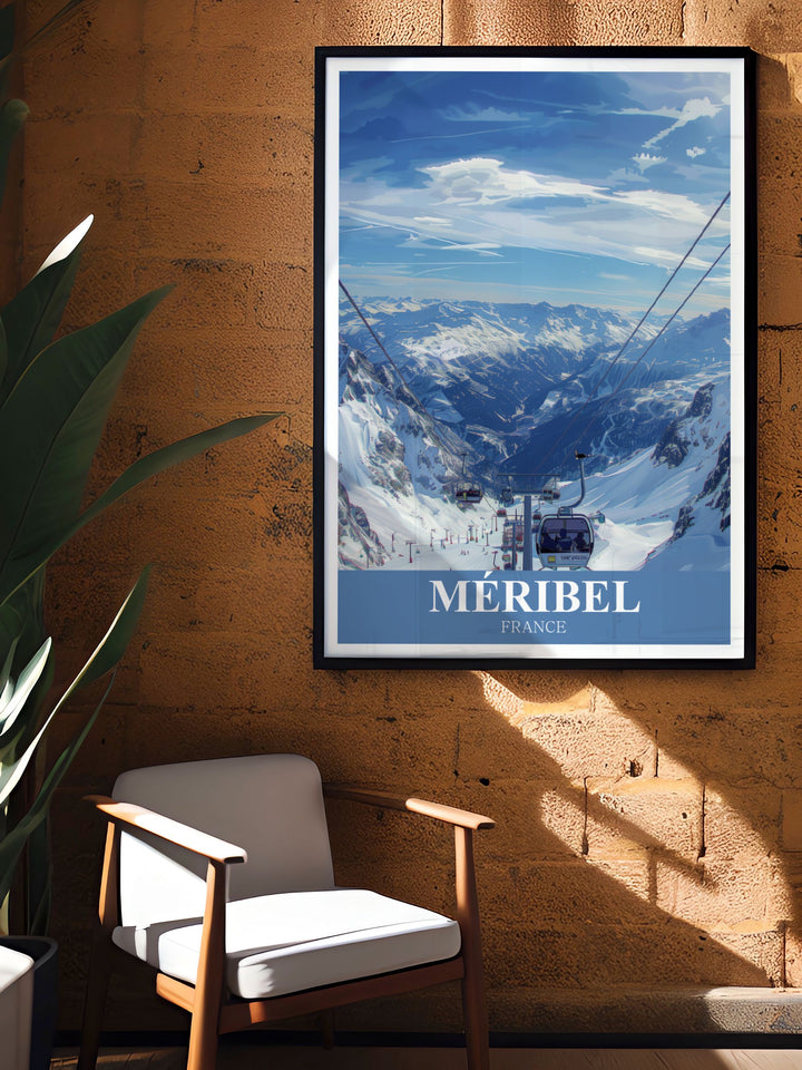 Add a touch of winter wonderland to your home with Mount Vallon artwork showcasing the excitement of the slopes and the beauty of snowboarding