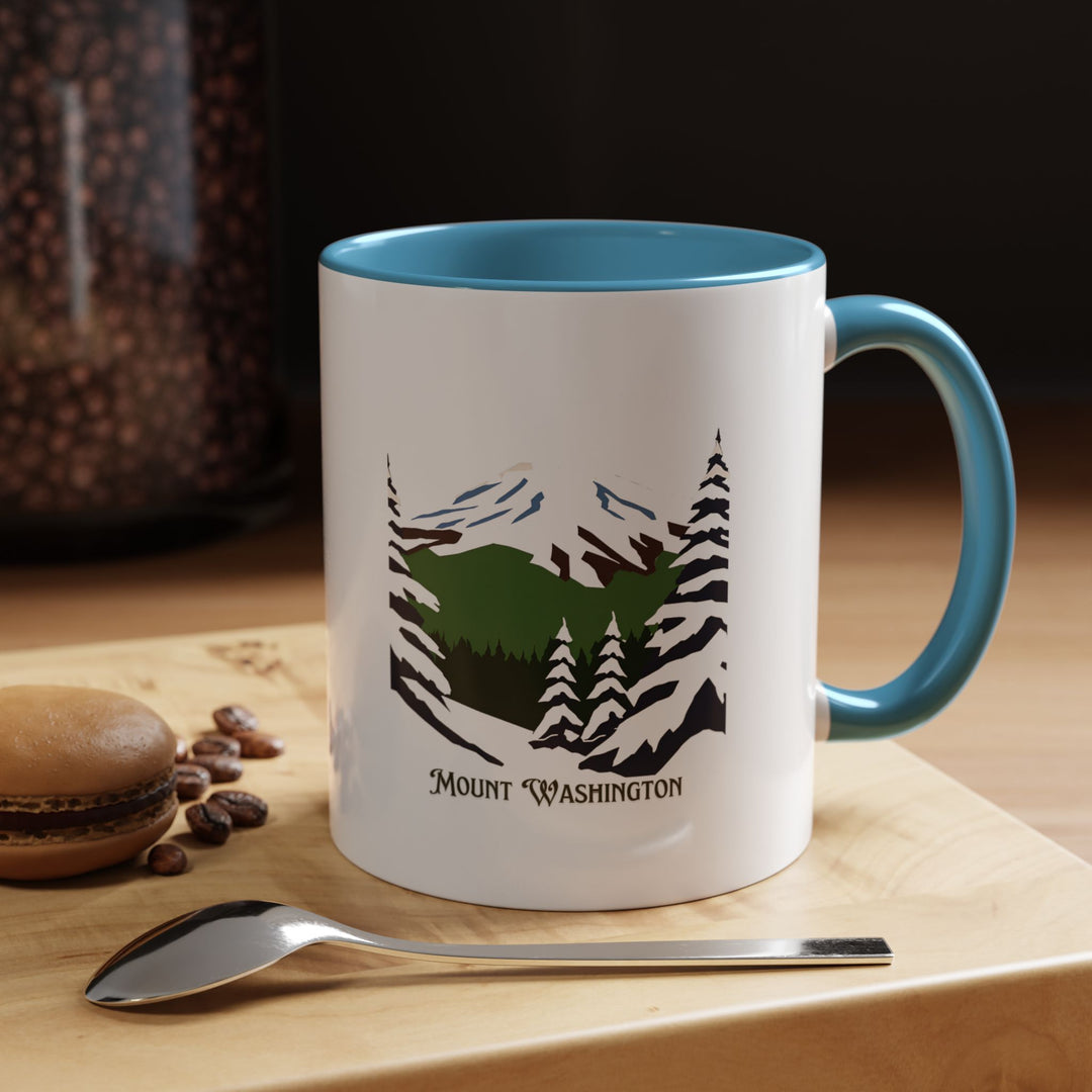 A beautifully designed Mount Washington mug celebrating New Hampshire’s iconic mountain. Perfect for coffee or tea lovers, it features vibrant artwork inspired by Mount Washington’s scenic charm. Durable and dishwasher-safe, it is a thoughtful gift or keepsake for adventurers and collectors.