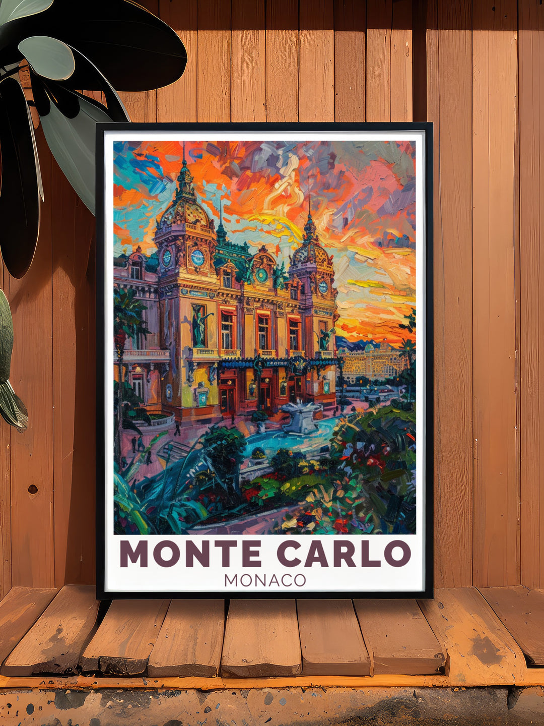 Monte Carlo Canvas Art showcases the breathtaking beauty of Monacos coastline and the architectural splendor of the Casino de Monte Carlo. This travel print is perfect for anyone who dreams of visiting Monaco or wants to bring a sense of European luxury into their home.