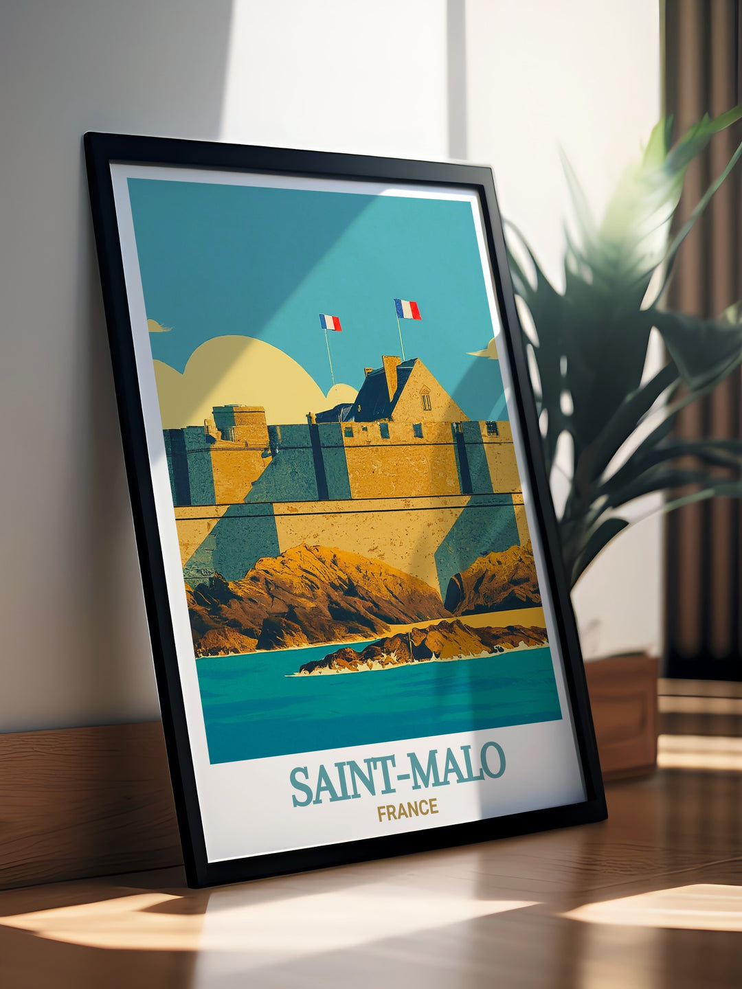 Perfect wall decor for any home our Fort National framed prints bring the historical charm of Saint Malo to your interior design