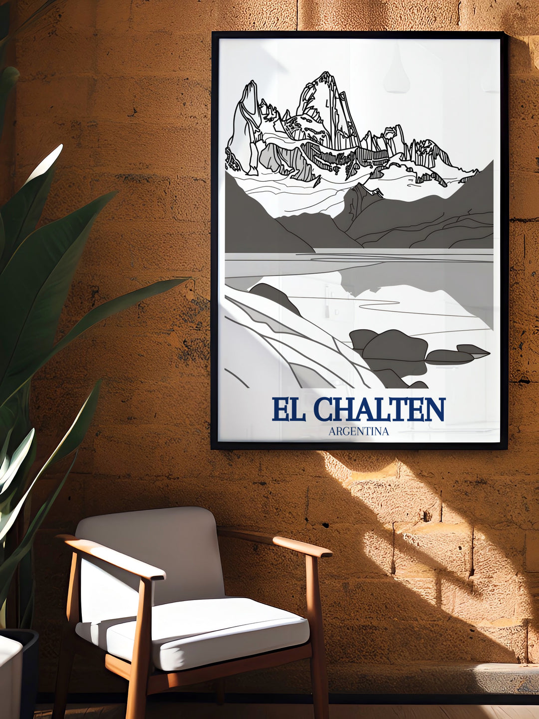 This Mount Fitz Roy Wall Art brings the natural grandeur of Patagonia into your home, offering a perfect reminder of Argentinas iconic trekking destination. A great gift for travelers and explorers.