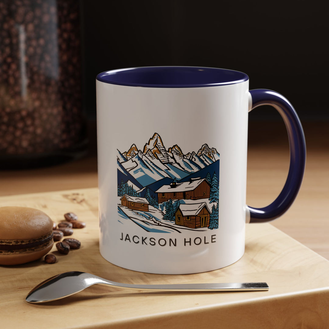 This Jackson Hole Wyoming mug brings the rugged beauty of the Teton Mountains into your home. Made with high-quality ceramic, it is dishwasher and microwave safe, making it a practical and stylish gift for nature lovers.